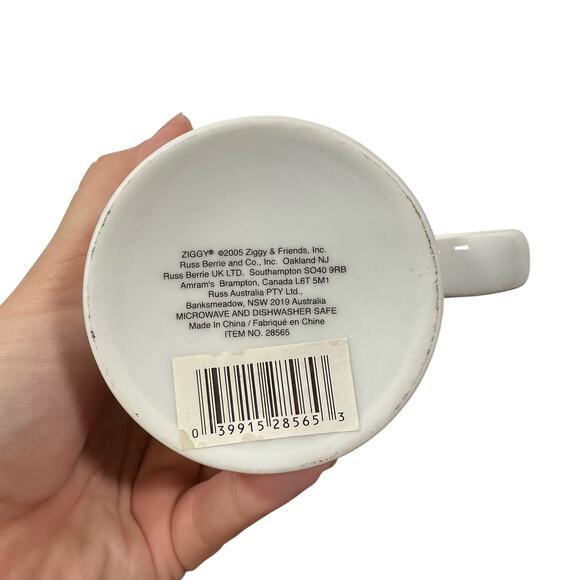 3/$20 Ziggy Comics 2015 White Ceramic Valentine's Day Heart Loving Thoughts Mug - Picture 6 of 8